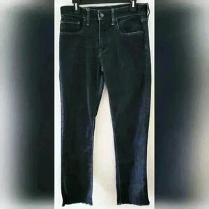 Lucky Brand Men's Jeans 223 Straight Leg Hula Wash Rough Cut Fringe Bottom 30 32